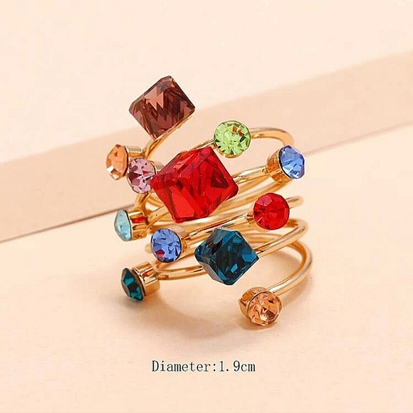 Gemstone Decor Ring. - Picture 4 of 4